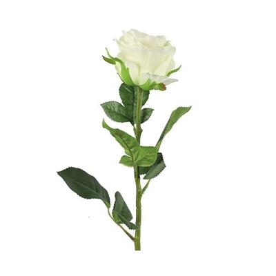 Kunstbloem Bloem Rosa Wit