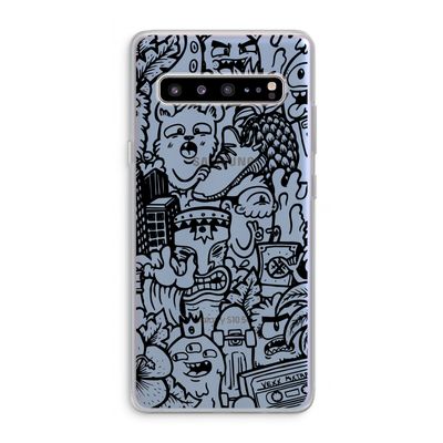 Vexx Black Mixtape: Samsung Galaxy S10 5G Transparant Hoesje