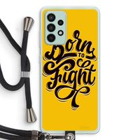 Born to Fight: Samsung Galaxy A52s 5G Transparant Hoesje met koord