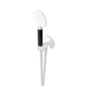 Handdouche Hotbath Cobber Met Doucheslang En Wanduitlaat Mat Wit