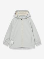 Softshell babyjas met capuchon, winddicht en waterafstotend MATADEN MINI A TURE mintgroen