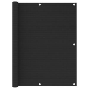 VidaXL Balkonscherm 120x400 cm hdpe zwart