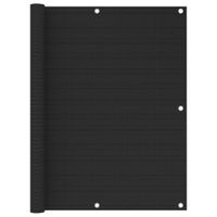 VidaXL Balkonscherm 120x400 cm hdpe zwart