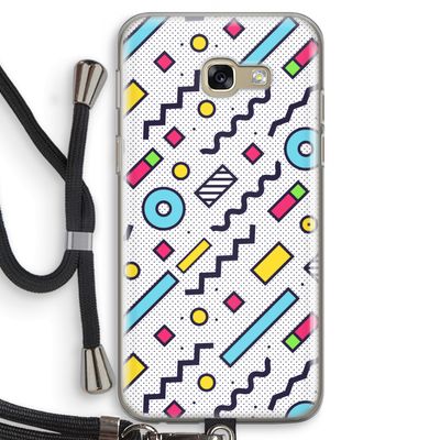 8-bit N°8: Samsung Galaxy A5 (2017) Transparant Hoesje met koord