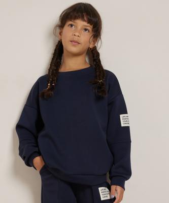 oversized trui met label