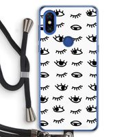 Eye pattern #2: Xiaomi Mi Mix 3 Transparant Hoesje met koord