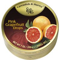 Cavendish & Harvey Cavendish & Harvey Pink Grapefruit Drops 200 Gram