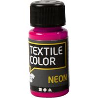 Creativ Company Textile color dekkende textielverf - neon roze, 50ml