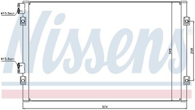 Condensor, airconditioning 94555