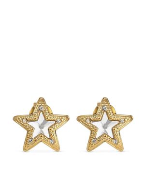 Jimmy Choo puces d'oreilles JC Star serties de cristaux