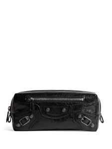 Balenciaga trousse de toilette Le Cagole en cuir - Noir