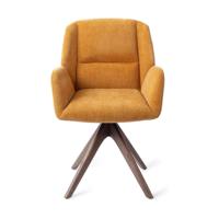 Jesper Home Myoko eetkamerstoel El Dorado revolve oak walnut