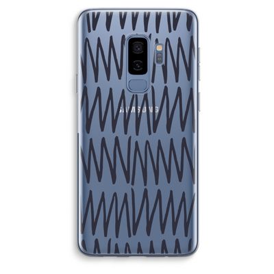 Marrakech Zigzag: Samsung Galaxy S9 Plus Transparant Hoesje