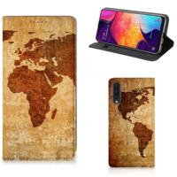 Samsung Galaxy A50 | Book Cover | Wereldkaart