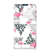 iPhone 14 Pro Max Hoesje maken Flamingo Triangle