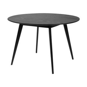 Rowico Home Yumi houten eettafel zwart - Ø 115 cm