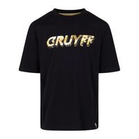 Cruyff City T-Shirt Kids Zwart Goud - thumbnail
