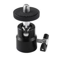 PULUZ 1/4 inch schroef metalen statief bal hoofd adapter met slot