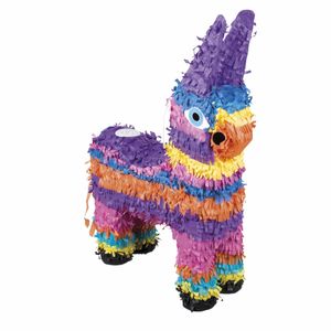 Pinata gekleurde ezel 55 cm