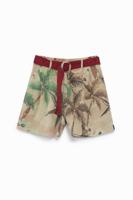 Korte broek camoflower - BROWN - XS