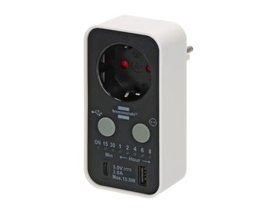 Brennenstuhl Digitale tijdschakelklok - usb-a en usb-c aansluiting