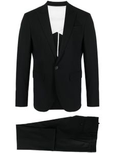 DSQUARED2 blazer à simple boutonnage - Noir