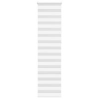 VidaXL Zebra rolgordijn 60x230 cm stofbreedte 55,9 cm polyester wit