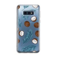 Kokosnoot roze: Samsung Galaxy S10e Transparant Hoesje Kokosnoot roze: Samsung Galaxy S10e Transparant Hoesje