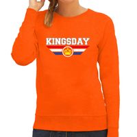 Kingsday sweater oranje voor dames - Koningsdag truien