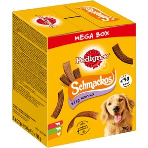 Pedigree SCHMACKOS Multi Mix Hond Snacks Rundvlees, Lam, Gevogelte 790 g