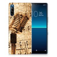 Sony Xperia L4 | Siliconen hoesje | met foto Bladmuziek