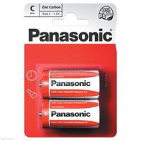 Panasonic R14/C Zink-koolstof batterij - 2 stu. - 1.5V - thumbnail