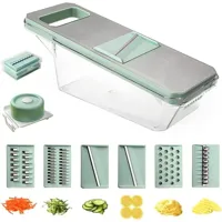 SliceMaster - 6-in-1 Groentesnijder & Rasp met Verwisselbare RVS Messen