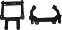 Body mounts, front & rear/ body mount posts, front & rear (adjustable)/ 2.5x18mm screw pins (4)