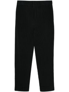 Homme Plissé Issey Miyake pantalon MC January à design plissé - Noir