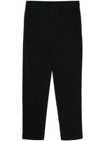 Homme Plissé Issey Miyake pantalon MC January à design plissé - Noir