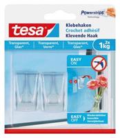 Klevende haak tesa 1kg transparant | 8 stuks