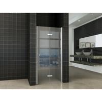 Wiesbaden Maki Nisdeur Vouwbaar Rechts - 800x2000x8mm- NANO - Helder Glas/Chroom Wiesbaden Maki Nisdeur Vouwbaar Rechts - 800x2000x8mm- NANO - Helder Glas/Chroom