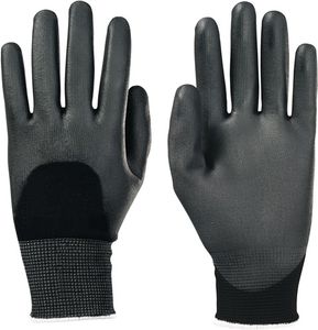 Honeywell Handschoen | maat 9 zwart | EN 388 PSA-categorie II | polyamide-tricot met polyurethaan | 10 paar - 062609841E 062609841E