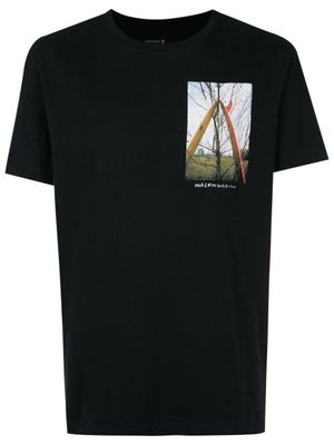 Osklen t-shirt à imprimé graphique - Noir