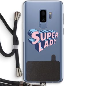 Superlady: Samsung Galaxy S9 Plus Transparant Hoesje met koord