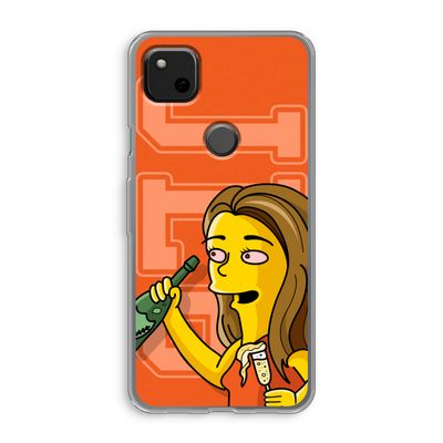 Jamie Lee Simpson: Google Pixel 4a Transparant Hoesje
