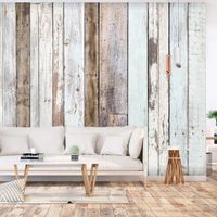 Zelfklevend fotobehang - Gekleurde Planken, Premium Print - thumbnail