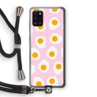 Dancing eggs: Samsung Galaxy A31 Transparant Hoesje met koord Dancing eggs: Samsung Galaxy A31 Transparant Hoesje met koord