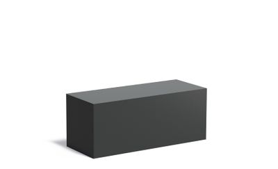 Aluminium sokkel 100x40x40cm.
