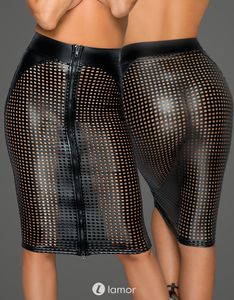 * NOIR handmade Lasercut pencil rok ( S & 3XL)