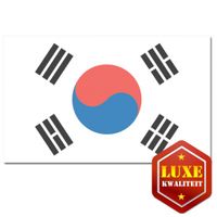 Feestartikelen Luxe vlag Zuid Korea