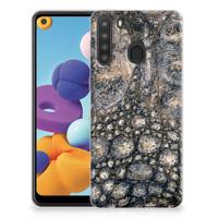 Samsung Galaxy A21 | TPU Hoesje | Krokodillenprint