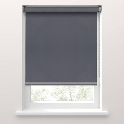 Leen Bakker - Fenstr Rolgordijn Toledo Verduisterend - Donker (20047) - Polyester - Grijs - 120x10x10 Cm