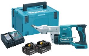 Makita DJS130RTJ Plaatschaar | 18V | 2 x 5.0 Ah accu + snellader | In Mbox